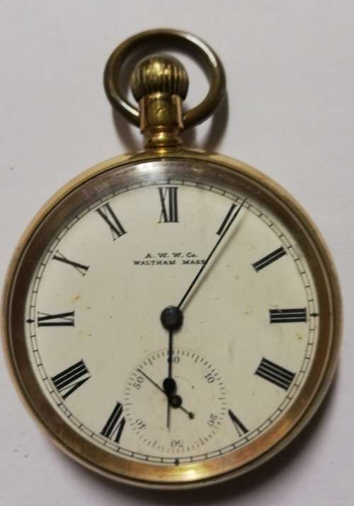 BOER WAR 1901 - A W W CO WALTHAM POCKET WATCH - SPILSBY **RARE** WORKING