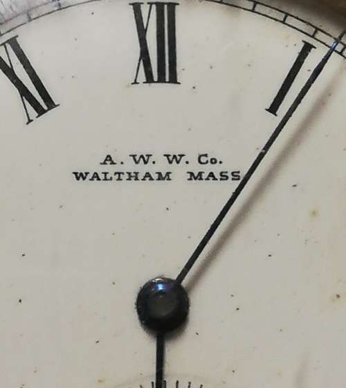 BOER WAR 1901 - A W W CO WALTHAM POCKET WATCH - SPILSBY **RARE** WORKING