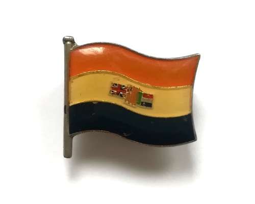 OLD SOUTH AFRICA FLAG PIN BROOCH 20MM