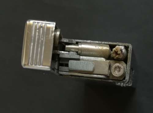 VINTAGE SPITFIRE LIGHTER-FELLINGER PRODUCTION SWISS **EXCELLENT** ORIGINAL BOX