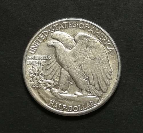 UNITED STATES 1945 SILVER HALF DOLLAR