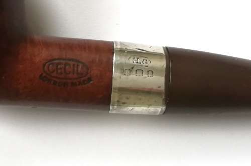 VINTAGE SMOKING PIPE - CECIL LONDON MADE - 120X40X30MM