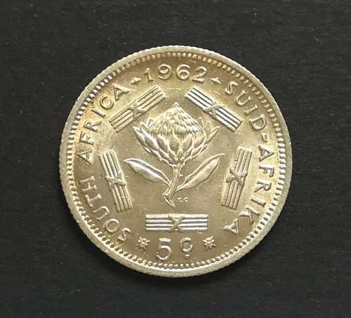 REPUBLIC 1962 5 CENTS UNC