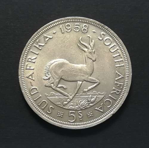 UNION 1958 5 SHILLINGS **EXCELLENT**