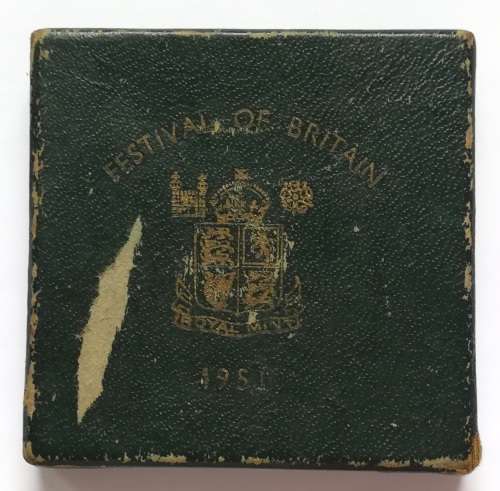 GREAT BRITAIN 1951CROWN **FESTIVAL OF BRITAIN** BOXED **EXCELLENT**