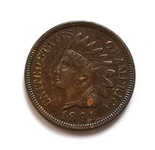 UNITED STATES 1891 1 CENT **INDIAN HEAD**