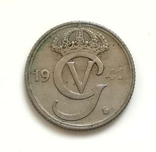 SWEDEN 1941 SILVER 10 ORE