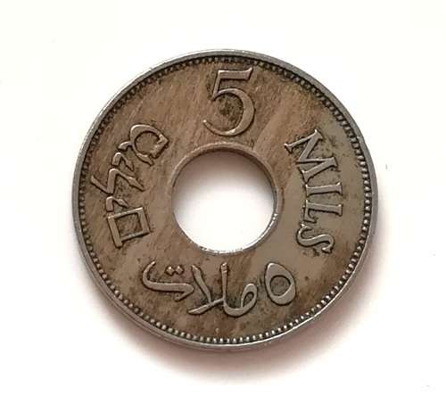 PALESTINE 1927 5 MILS