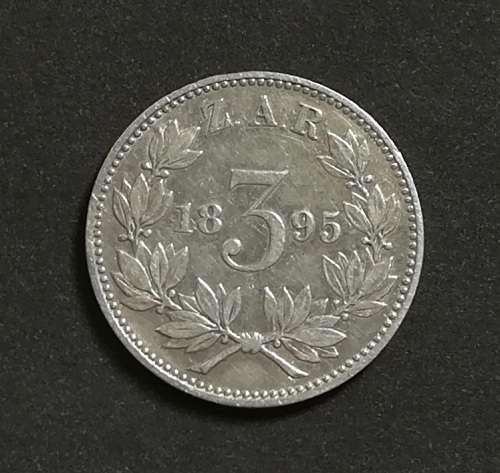 ZAR 1895 3 PENCE