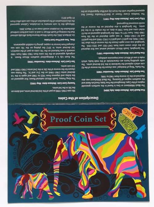 REPUBLIC 2014 S A M MINT PROOF COIN SET