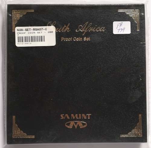 REPUBLIC 2007 S A M MINT PROOF COIN SET SEALED