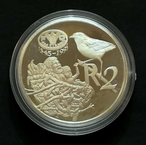 1995 SILVER PROOF R2 FOOD AND AGRICULTURE S A M BOXED