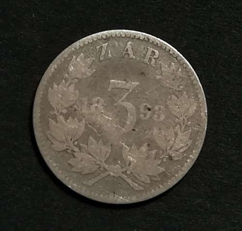 ZAR 1893 3 PENCE **FILLER**