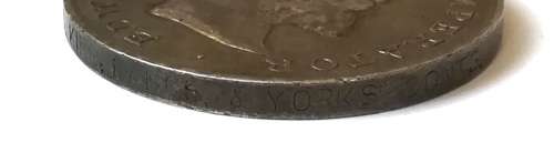 ANGLO ZULU WAR NATAL REBELLION MEDAL 1906 FULL SIZE TPR C KING LANGS + YORK CONTE.