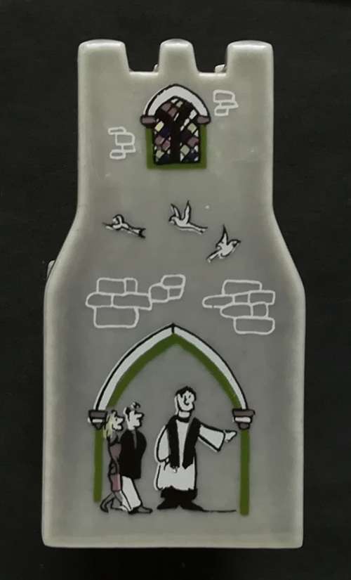 WADE NO.5 WHIMSEY IN THE VALE "ST LAWRENCE CHURCH " 56X77MM