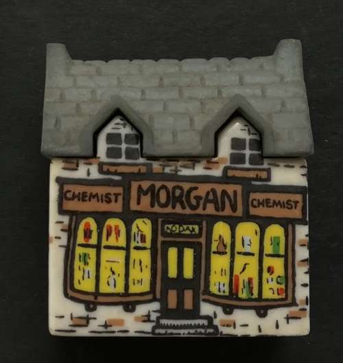 WADE HOUSES NO.2 MORGANS CHEMIST 40X39MM WHIMSEY ON WAY