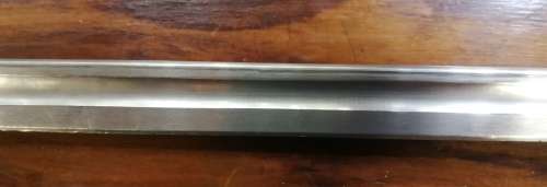 WW2 AUSTRALIAN LEE ENFIELD PATTERN MA1907 BAYONET HANDLE  SLAZ LEATHER SCABBARD BLADE LENGTH 430MM