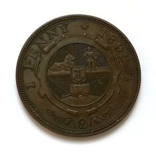 Z A R 1892 PENNY