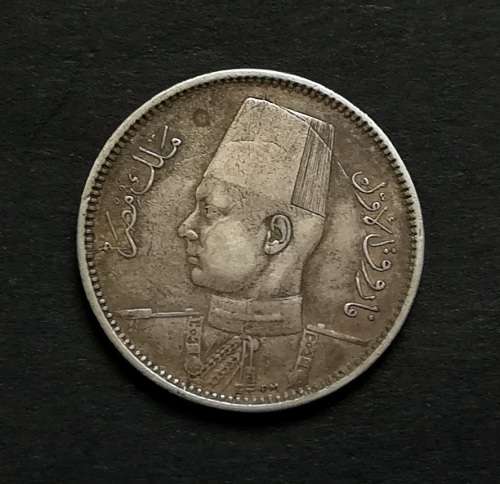 EGYPT SILVER 2 PIASTRES 1937-1942