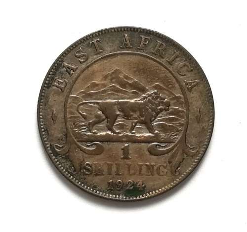 BRITISH EAST AFRICA 1924 SILVER SHILLING