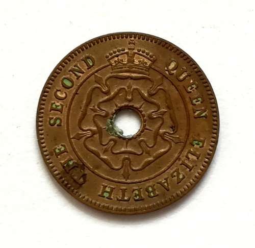 SOUTHERN RHODESIA 1954 HALF PENNY