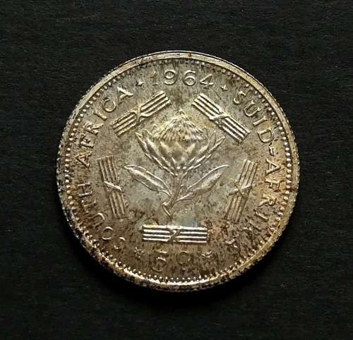 REPUBLIC 1964 5 CENTS **PROOF**