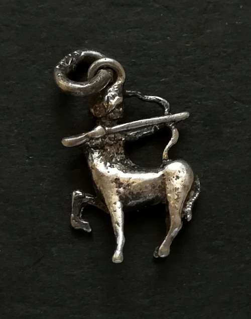 STERLING SILVER CHARM CENTAUR HALF MAN/HALF HORSE 15MM