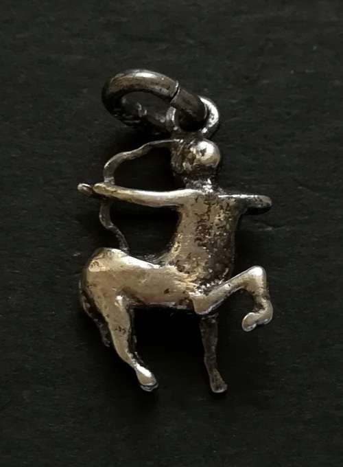 STERLING SILVER CHARM CENTAUR HALF MAN/HALF HORSE 15MM