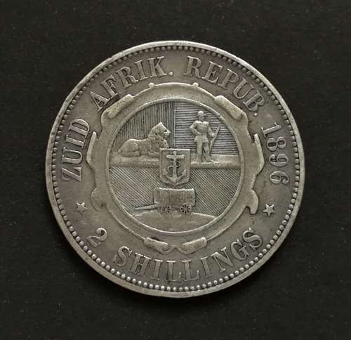 ZAR 1896 2 SHILLINGS