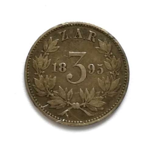 ZAR 1895 3 PENCE
