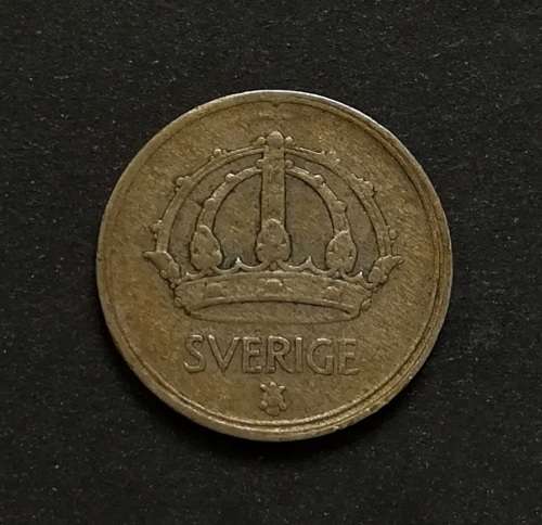 SWEDEN 1949 SILVER 10 ORE