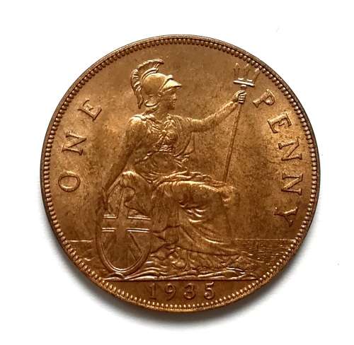 GREAT BRITAIN 1935 PENNY **EXCELLENT**