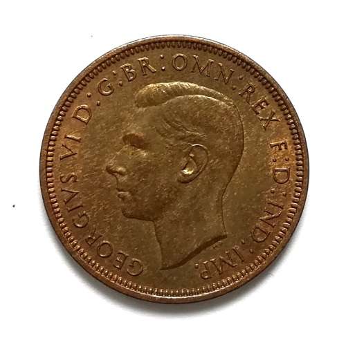 GREAT BRITAIN 1937 HALF PENNY **EXCELLENT**