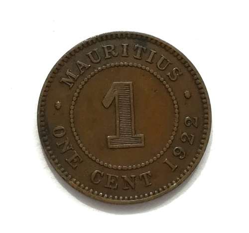 MAURITIUS 1922 ONE CENT