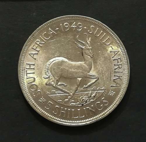 UNION 1949 5 SHILLINGS **EXCELLENT**