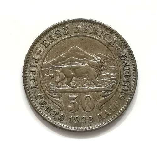 EAST AFRICA 1922 50 CENTS
