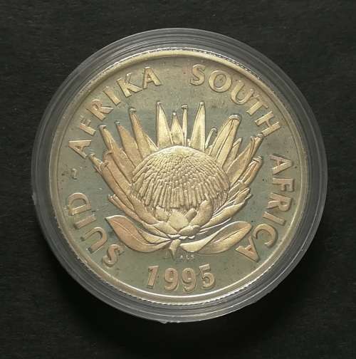 1995 SILVER PROOF R1 **RAILWAYS** S A M