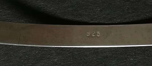 STERLING SILVER GOOD LUCK  BRACELET 7 RINGS FIT 180MM 9 GRAMS