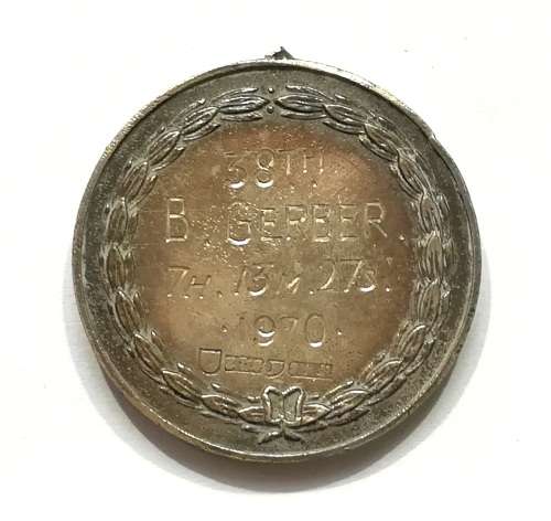 COMRADES MARATHON STERLING SILVER MEDALLION 1970 NO LOOP