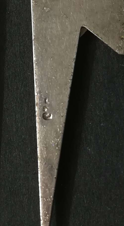 STERLING SILVER LIGHTNING PENDANT 50MM