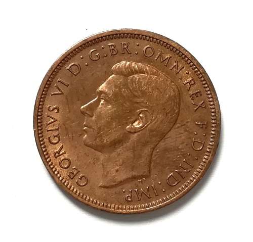 GREAT BRITAIN 1942 HALF PENNY **EXCELLENT**
