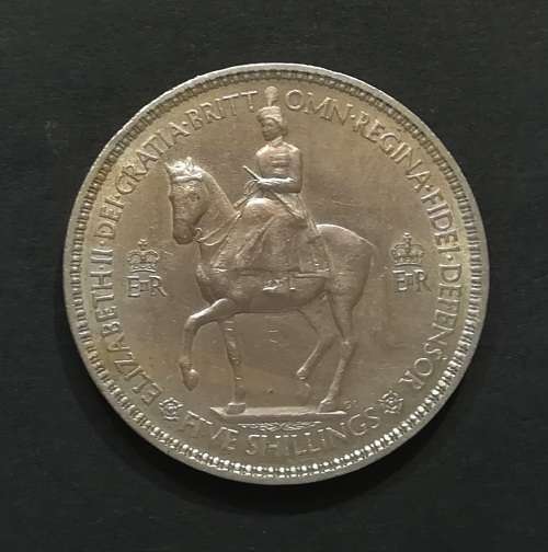 GREAT BRITAIN 1953 5 SHILLINGS