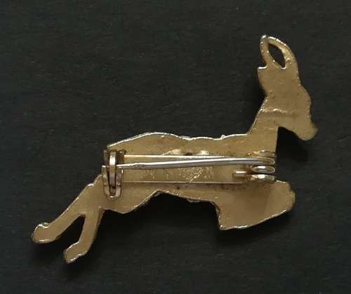 SPRINGBOK PIN/BROOCH/BADGE 30MM