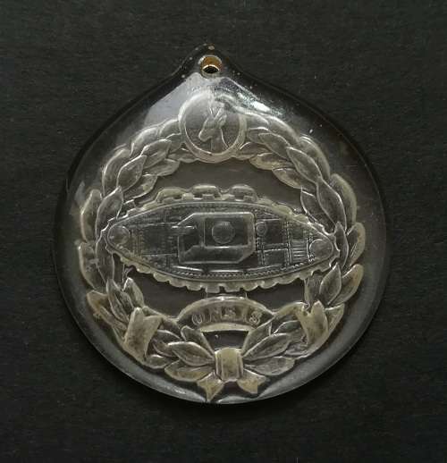 S A TANK CORPS PENDANT 32X35MM