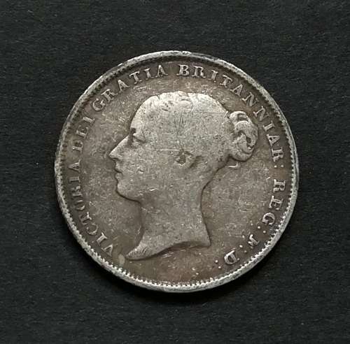 GREAT BRITAIN 1842 SILVER 6 PENCE