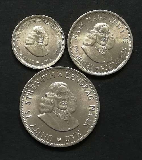 REPUBLIC 1964 5+10+20 CENTS **EXCELLENT** (3 COINS)