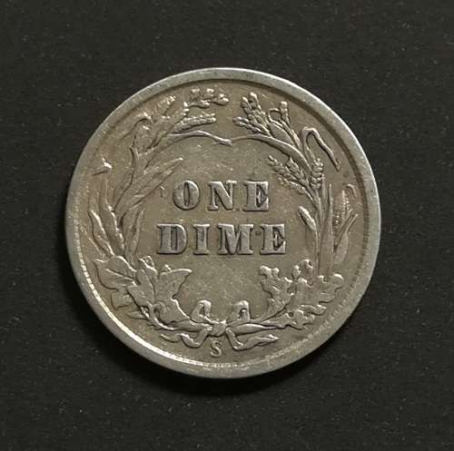UNITED STATES 1913S SILVER BARBER DIME **RARE**