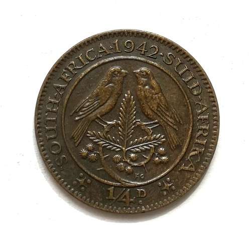 UNION 1942 1/4 PENNY