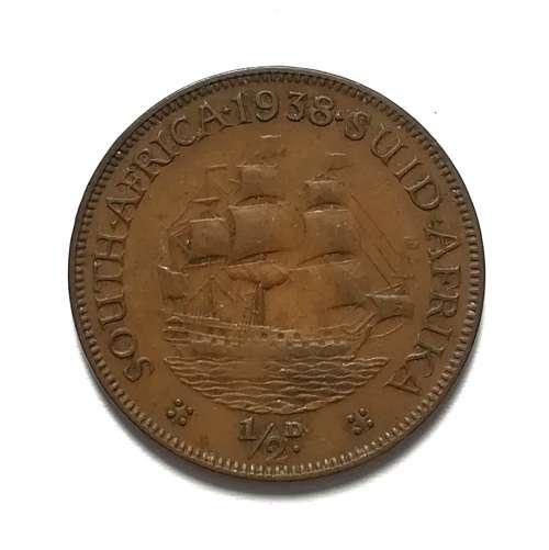 UNION 1938 HALF PENNY