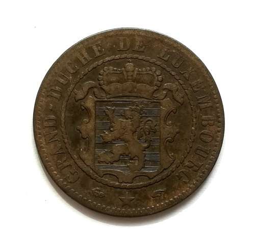 LUXEMBOURG 1855 10 CENTIMES